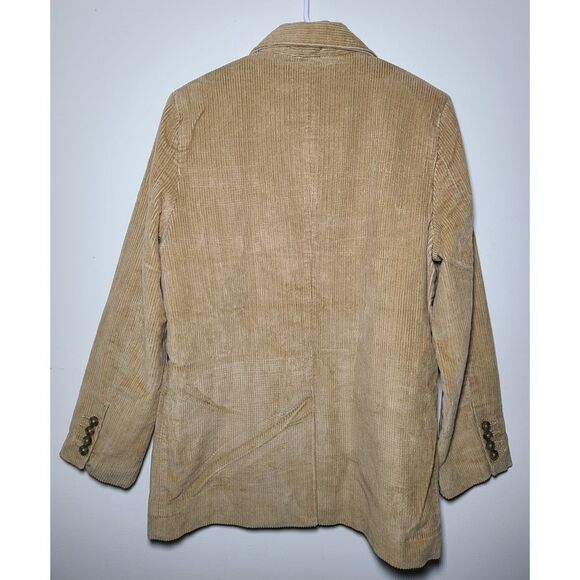 NWT|Levi's Oversized Autumn Brown Corduroy Blazer Jacket, XS - Picture 9 of 13